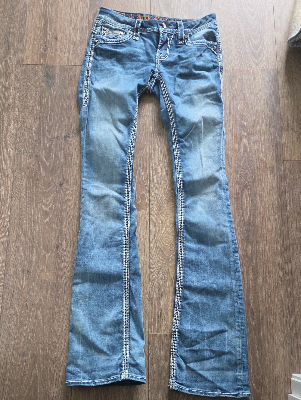 Rock Revival Women’s Blue Aleanor Bootcut Jeans